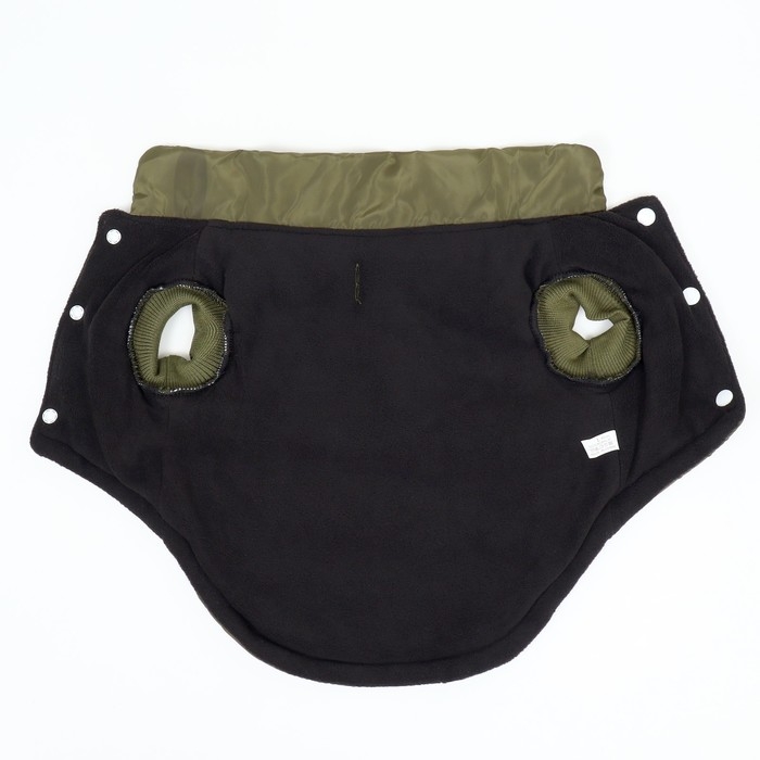 Куртка для собак  Куртка для собак "Прятки", размер L, зелёная