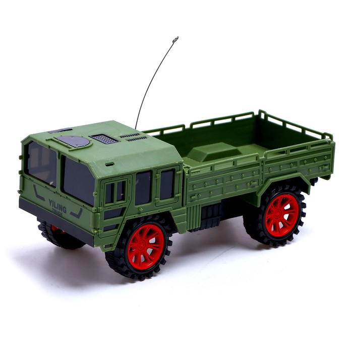 Грузовик радиоуправляемый «Военный», 1;20, работает от батареек, МИКС Грузовик радиоуправляемый «Военный», 1;20, работает от батареек, МИКС