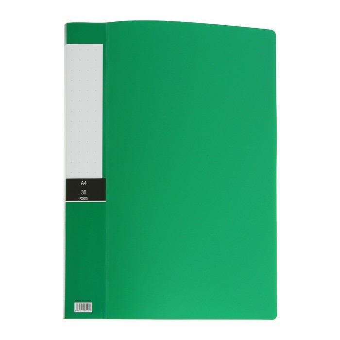 Папка А4, 30 прозрачных файлов, 400 мкм, МИКС Папка А4, 30 прозрачных файлов, 400 мкм, МИКС