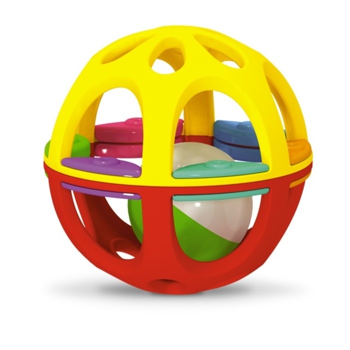 Погремушка-прорезыватель «Шарик», МИКС Погремушка-прорезыватель «Шарик», МИКС