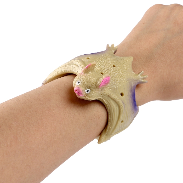 Браслет детский  Браслет детский "Летучая мышь", цвета МИКС, на блистере