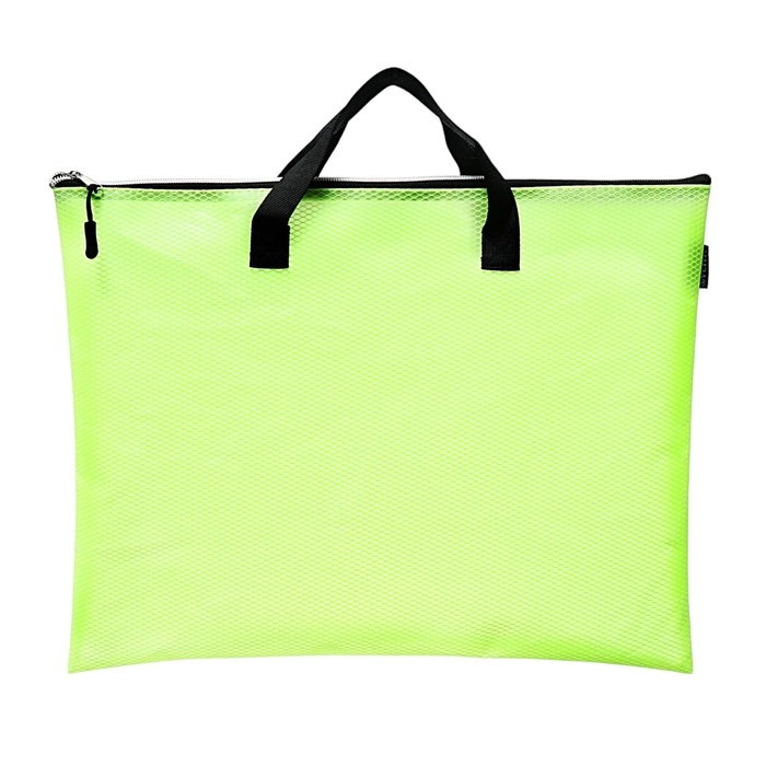 Папка для чертежей и рисунков A3, 420 х 330 х 20 мм, ПВХ, молния сверху, deVENTE Armour, салатовая Папка для чертежей и рисунков A3, 420 х 330 х 20 мм, ПВХ, молния сверху, deVENTE Armour, салатовая