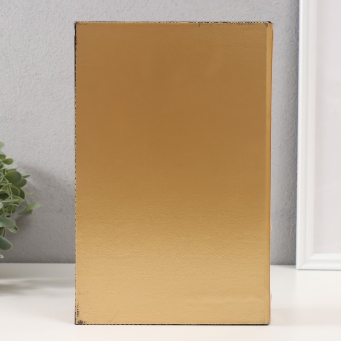 Сейф-книга дерево кожзам Сейф-книга дерево кожзам "Китайский дракон" тиснение, под металл, золото 27х18х7 см