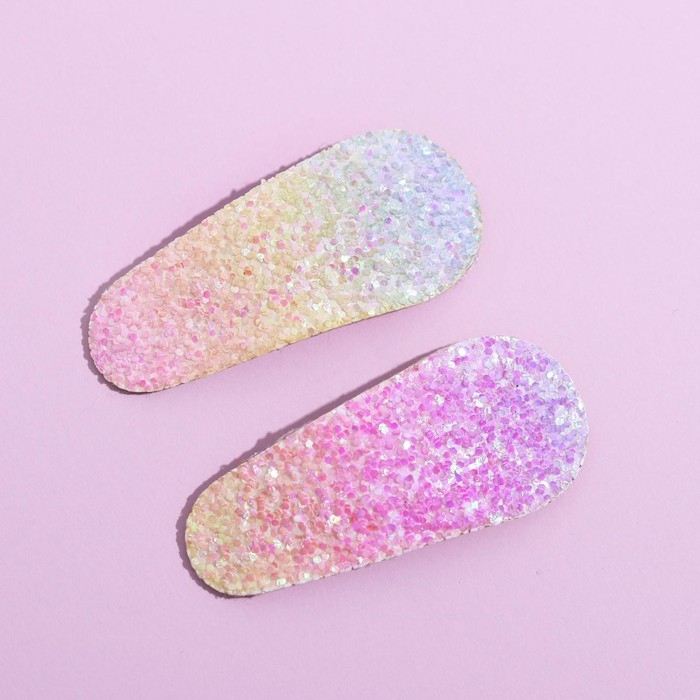 Заколки для волос «Единорог», 2 шт, 6,5 х 11 см Заколки для волос «Единорог», 2 шт, 6,5 х 11 см