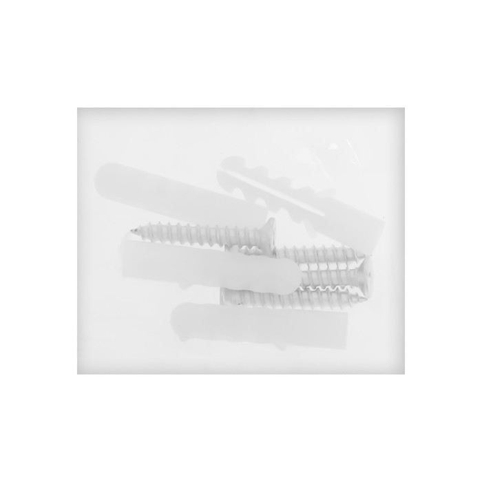 Зеркалодержатель ТУНДРА LIGHT, d=25 мм, без сверления, цвет матовый никель, 4 шт.