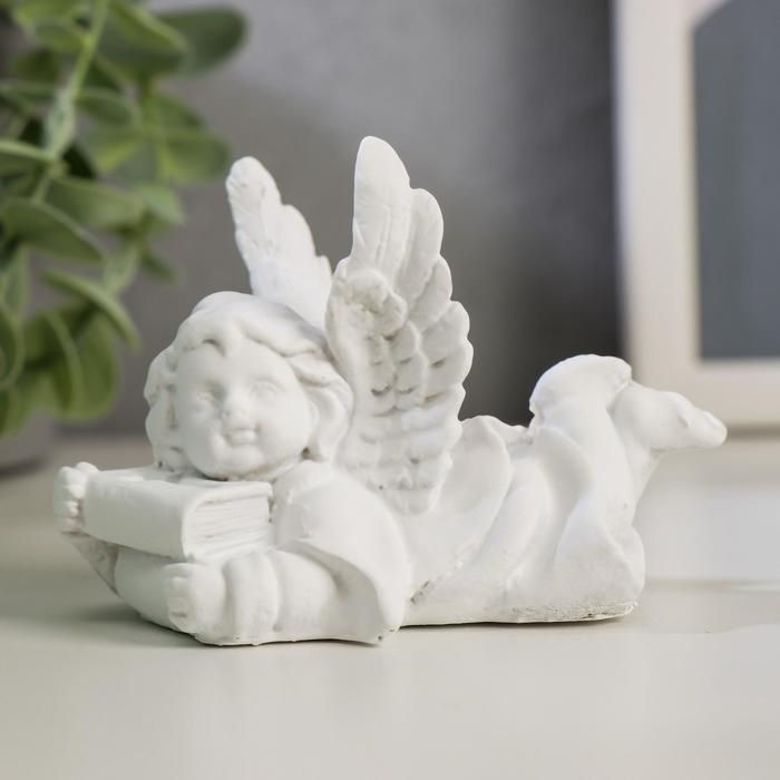 Сувенир полистоун Сувенир полистоун "Белоснежный ангел с библией" МИКС 7х5х8,5 см
