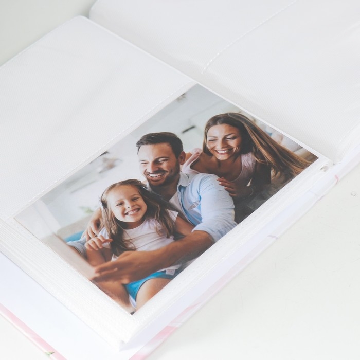 Фотоальбом на 200 фото 10х15 см Фотоальбом на 200 фото 10х15 см "Цветение магнолии" МИКС 23х17х5,5 см