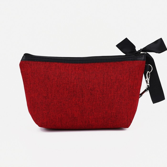 Косметичка на молнии, цвет бордовый Косметичка на молнии, цвет бордовый