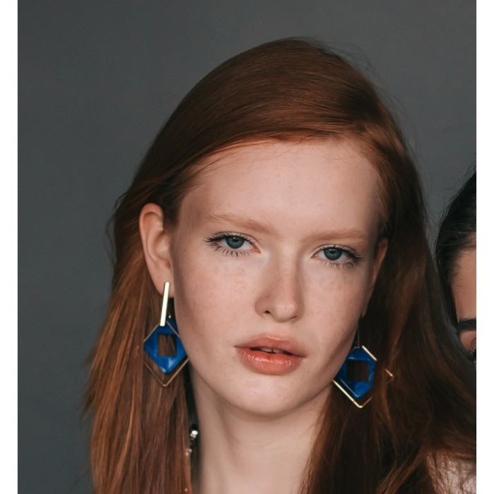 Серьги ассорти «Иллюзия», цвет синий в золоте Серьги ассорти «Иллюзия», цвет синий в золоте