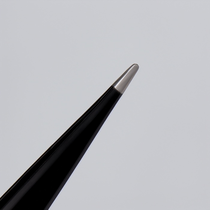 Пинцет заострённый, 9 см, цвет чёрный