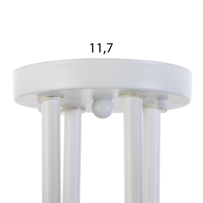 Люстра Люстра "Флоренция" 4х60Вт Е27 Белый 81х33х21см