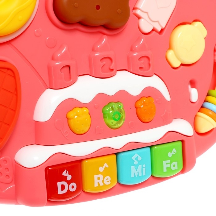 Столик-ходунки 4 в 1, звук, цвет розовый Столик-ходунки 4 в 1, звук, цвет розовый