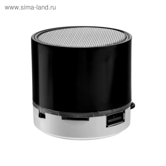 Портативная колонка Luazon Hi-Tech18, 3 Вт, 520 мАч, microSD, USB, черная Портативная колонка Luazon Hi-Tech18, 3 Вт, 520 мАч, microSD, USB, черная