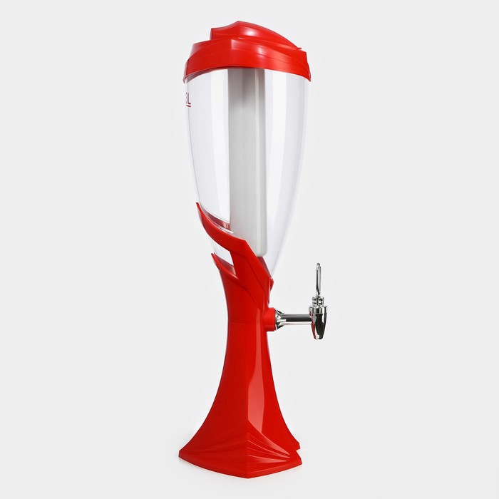 Башня пивная «Вавилон», 3 л, цвет красный Башня пивная «Вавилон», 3 л, цвет красный