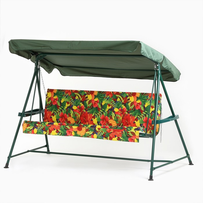 Качели садовые Качели садовые "Касабланка", цвет зеленый220 х 119 х 145 см, макс нагрузка 300 кг