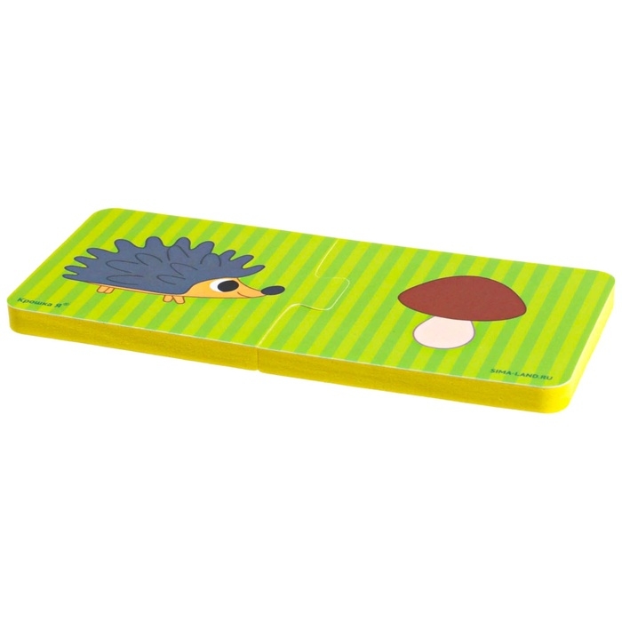 Мягкий пазл для малышей «Кто что ест?», 5 пазлов, Крошка Я Мягкий пазл для малышей «Кто что ест?», 5 пазлов, Крошка Я