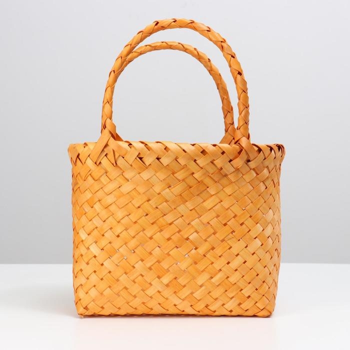 Корзина плетеная, секвойя, 25 x 15 x 21/33см, натуральный Корзина плетеная, секвойя, 25 x 15 x 21/33см, натуральный