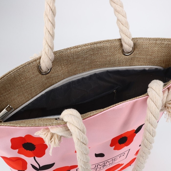 Сумка женская пляжная Сумка женская пляжная "Summer Time", 35х40 см