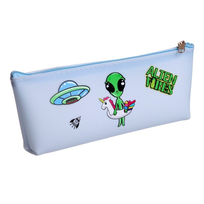 Пенал школьный на молнии Пенал школьный на молнии "Инопланетянин", МИКС