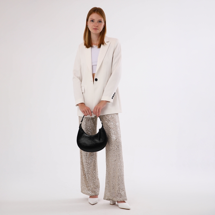 Сумка женская на молнии, цвет чёрный Сумка женская на молнии, цвет чёрный