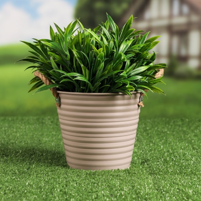 Кашпо  Кашпо "Ведерко" МИКС, 14,5х10х13см