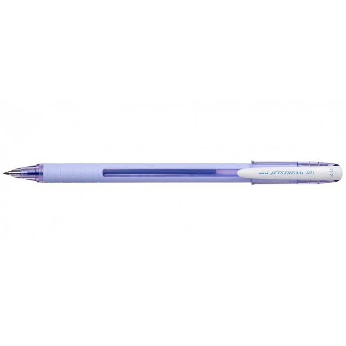 Ручка шариковая UNI Jetstream SX-101-07FL, 0.7 мм, синий, корпус лаванда Ручка шариковая UNI Jetstream SX-101-07FL, 0.7 мм, синий, корпус лаванда