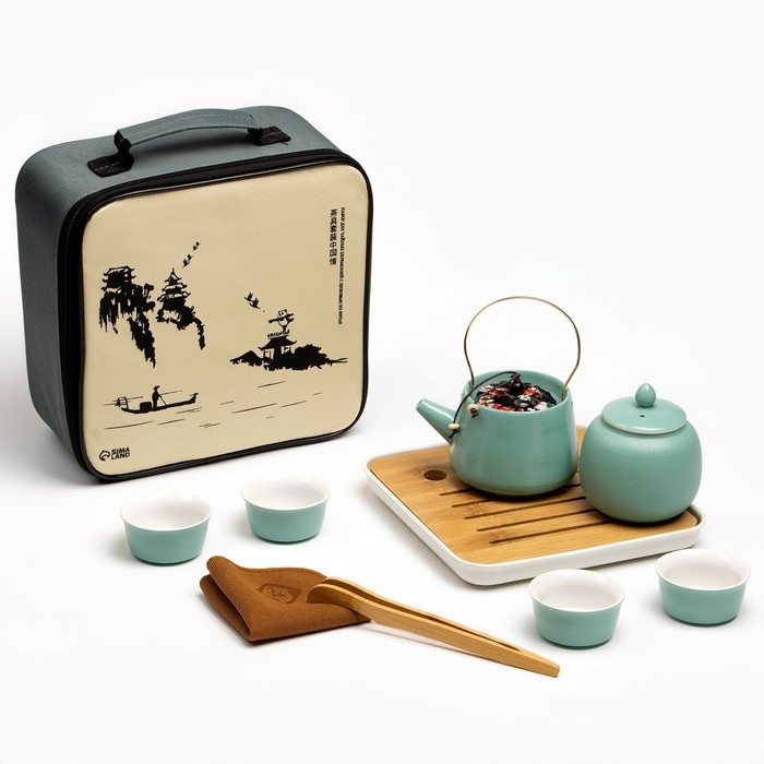 Набор для чайной церемонии 10 предметов, на 4 персоны, чашка 40 мл, чайник 200 мл Набор для чайной церемонии 10 предметов, на 4 персоны, чашка 40 мл, чайник 200 мл