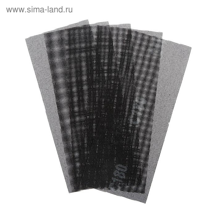 Сетка абразивная ТУНДРА, водостойкая, карбид кремния, 115 х 280 мм, Р180, 5 шт. Сетка абразивная ТУНДРА, водостойкая, карбид кремния, 115 х 280 мм, Р180, 5 шт.