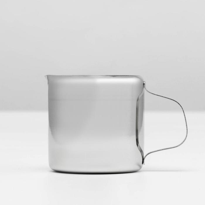 Молочник питчер из нержавеющей стали, 150 мл, цвет хромированный Молочник питчер из нержавеющей стали, 150 мл, цвет хромированный