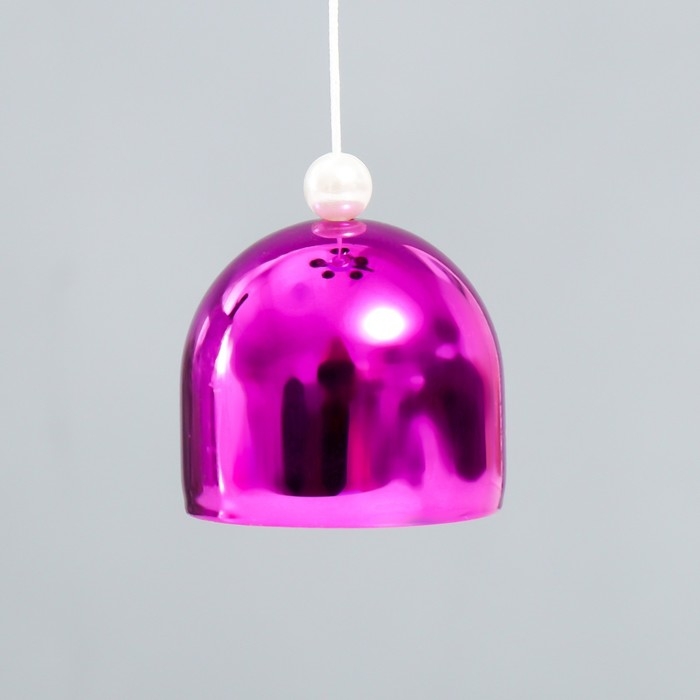 Музыка ветра пластик, металл Музыка ветра пластик, металл "Мишка с сердечком" 6 колокольчиков МИКС 41 см