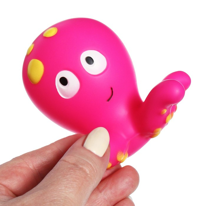 Набор резиновых игрушек для ванны «Морские друзья», 4 шт, виды МИКС, Крошка Я Набор резиновых игрушек для ванны «Морские друзья», 4 шт, виды МИКС, Крошка Я