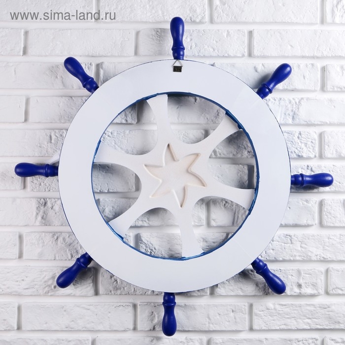 Штурвал сувенирный Штурвал сувенирный "Добро пожаловать на борт" красный 62см