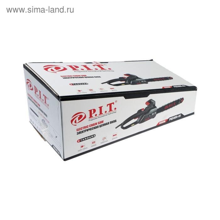 Пила цепная P.I.T. PKE405-D1, электрическая, 1600 Вт, 16 Пила цепная P.I.T. PKE405-D1, электрическая, 1600 Вт, 16", шаг 3/8", паз 1.3 мм, 59 звеньев