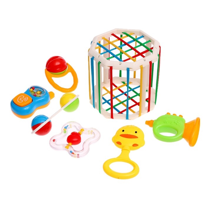 Развивающий набор «Мой сортер», с погремушками Развивающий набор «Мой сортер», с погремушками