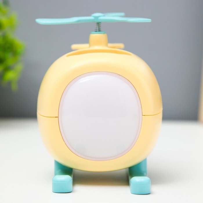 Ночник Ночник "Вертолёт" LED 1,5Вт USB АКБ МИКС 12х8х10,5 см RISALUX