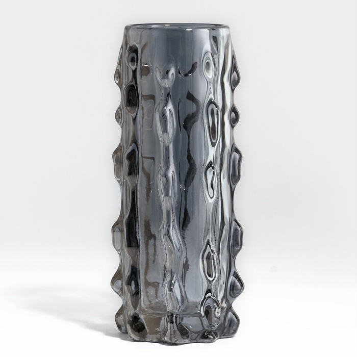 Ваза для цветов «Джорджия» из прозрачного черного стекла 18 х 6 х 6 см Ваза для цветов «Джорджия» из прозрачного черного стекла 18 х 6 х 6 см