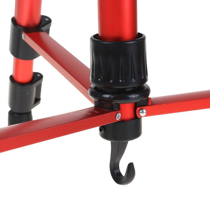 Мольберт телескопический, тренога, металлический, красный Мольберт телескопический, тренога, металлический, красный