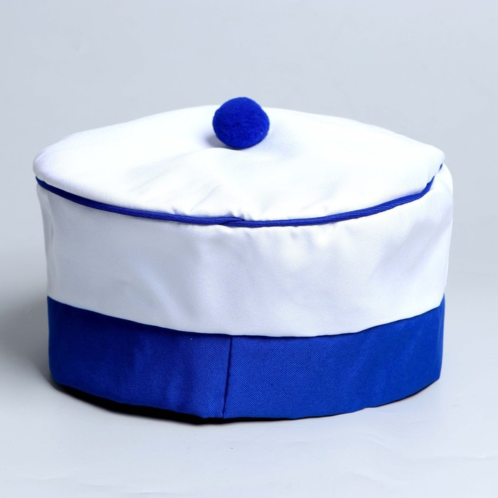 Берет «Моряк», с помпоном, взрослый, р-р. 60 Берет «Моряк», с помпоном, взрослый, р-р. 60