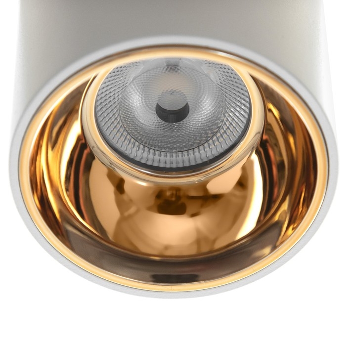 Светильник Светильник "Роллфи" LED 4000К 10Вт DIM220 IP54 белый золото 7,5х7,5х10см