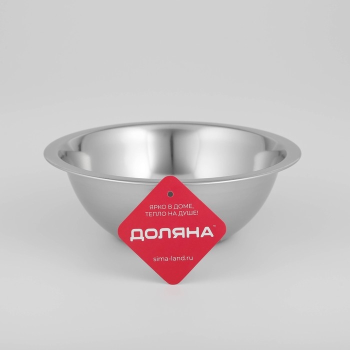 Миска глубокая из нержавеющей стали Доляна «Индия», 1 л, d=20 см Миска глубокая из нержавеющей стали Доляна «Индия», 1 л, d=20 см