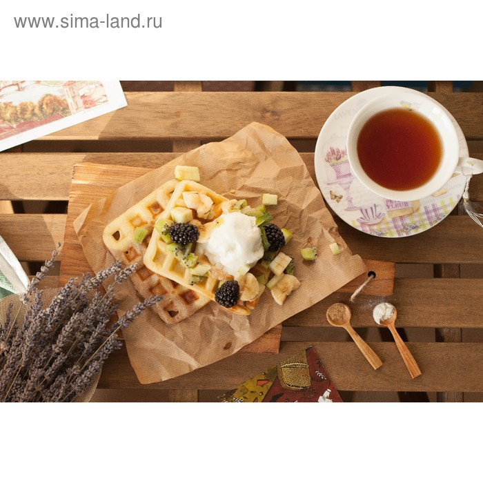 Чайная пара керамическая «Лавандовое поле», 2 предмета: чашка 220 мл, блюдце d=15 см Чайная пара керамическая «Лавандовое поле», 2 предмета: чашка 220 мл, блюдце d=15 см