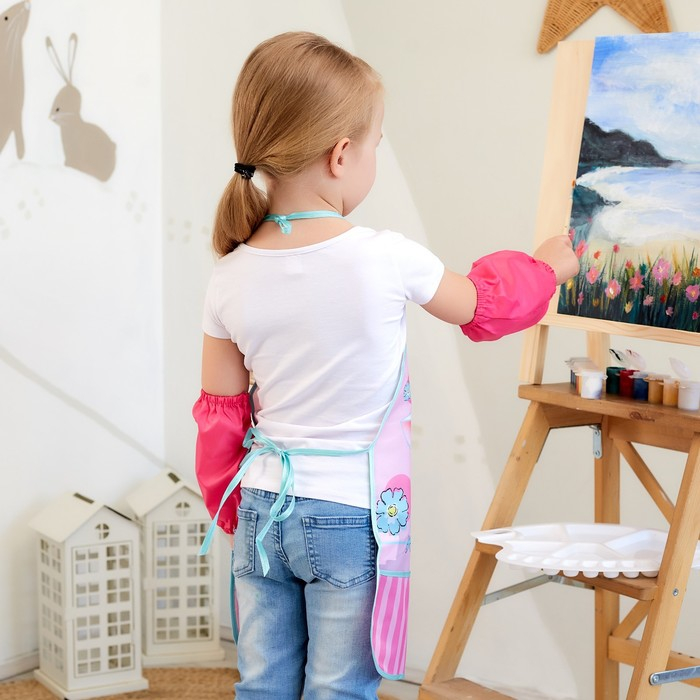 Фартук с нарукавниками детский Фартук с нарукавниками детский "Paris", Коты аристократы, 49х39 см