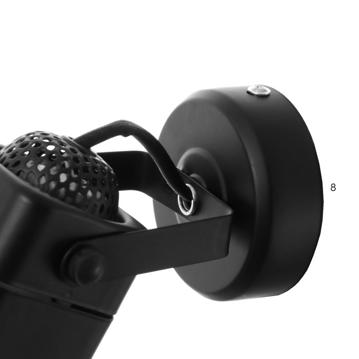 Спот Спот "Кубик" GU10 черный 8х8х14,5см