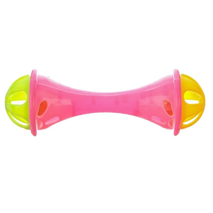 Погремушка «Гантелька», цвет МИКС, Крошка Я Погремушка «Гантелька», цвет МИКС, Крошка Я