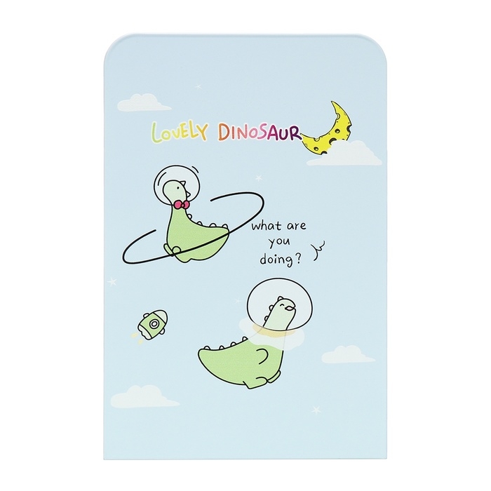 Подставки для книг Подставки для книг "Дино", 2 штуки, голубые