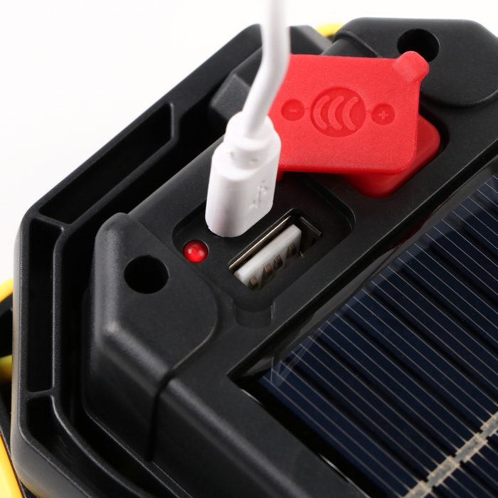 Светодиодный прожектор-светильник, 1200 мАч, 20 Вт, LED, COB, солнечная батарея Светодиодный прожектор-светильник, 1200 мАч, 20 Вт, LED, COB, солнечная батарея