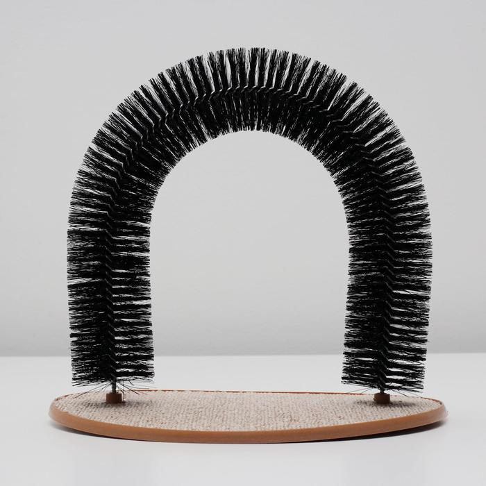 Комплекс для кошек с когтеточкой и аркой-чесалкой Комплекс для кошек с когтеточкой и аркой-чесалкой