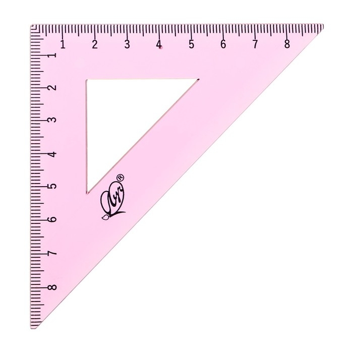 Набор чертёжный 4 предмета (линейка 15 см, угольник 30 °/ 60 °, 10 см; угольник 45 °/ 45 °, 8 см; транспортир 180 °, 9 см), прозрачный розовый Набор чертёжный 4 предмета (линейка 15 см, угольник 30 °/ 60 °, 10 см; угольник 45 °/ 45 °, 8 см; транспортир 180 °, 9 см), прозрачный розовый