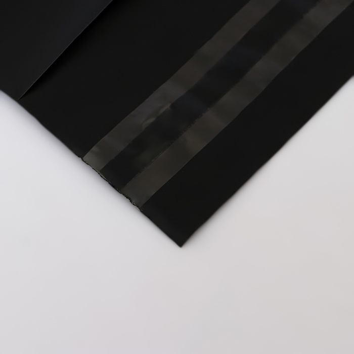 Курьерский пакет с клеевым клапаном , черный 16 х 22 + 4 см, 50 шт Курьерский пакет с клеевым клапаном , черный 16 х 22 + 4 см, 50 шт