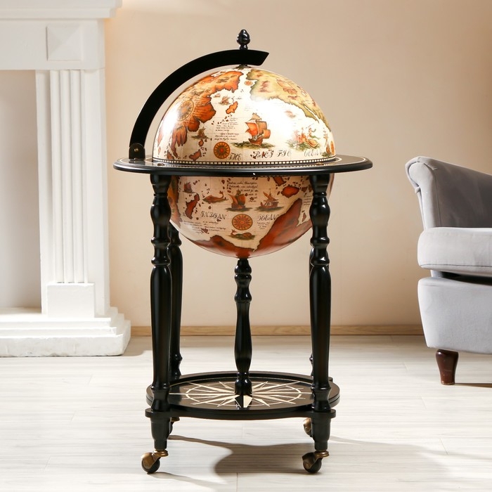 Глобус бар декоративный Глобус бар декоративный "Карта странника" 56,5х56,5х91,5 см